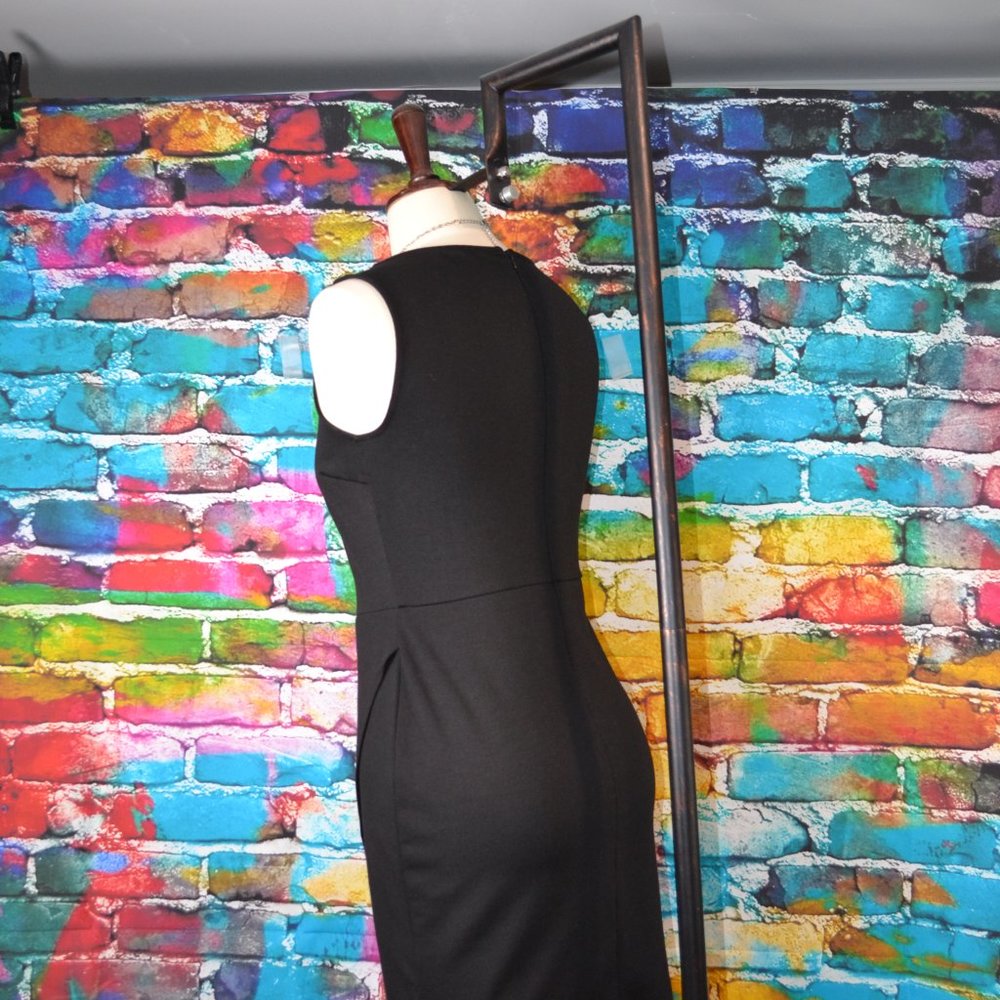 Apt.9 Black Sleeveless A Line Dress Size 6 - Picture 9 of 11